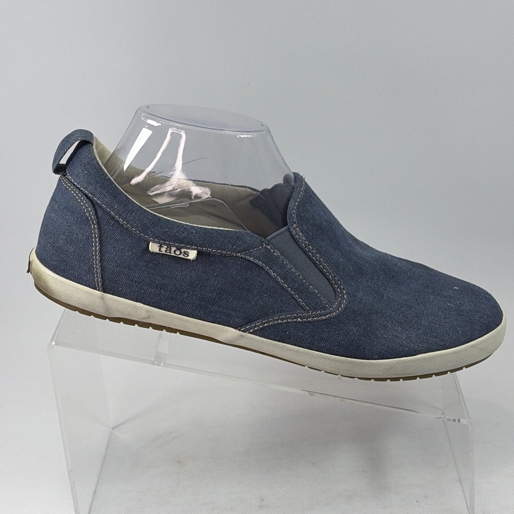 Taos Footwear Dandy Shoes Women's 11 Casual Low Top Blue Denim Comfort Sneakers - Picture 2 of 14
